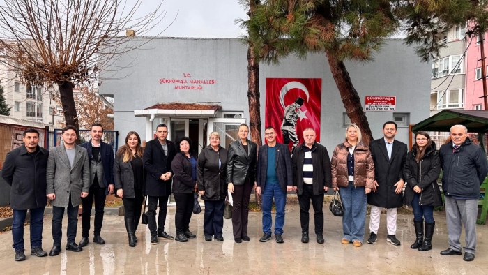 CHP MERKEZ İLÇEDEN MUHTARLARA ZİYARET